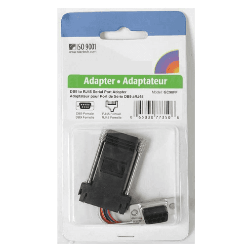 RJ45 Modular Adapter DB-9 (F) to RJ-45 (F)
